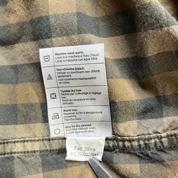 Carhartt Shirt Mens 3XL Green Plaid Workwear Relaxed Fit Button Down Outdoor - Picture 7 of 11